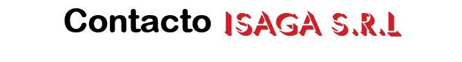 Contacto ISAGA S.R.L